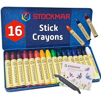 Amazon.co.jp: シュトックマー 蜜ろうクレヨン スティック16色